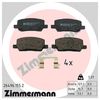 Комплект гальмівних колодок, дискове гальмо ZIMMERMANN 26496.155.2 (26496, 26497, 26498, 26496 157 1 5)