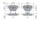 Bosch Brake Pad Set 0 986 494 036 (0986494036)