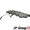 Комплект гальмівних колодок, дискове гальмо JP GROUP 1163705510 (2D0698451ALT, 1163705519)