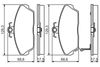 Bosch Brake Pad Set, disc brake 0 986 495 233