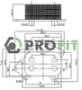 масляный радиатор, двигательное масло PROFIT 1745-0031