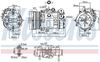 Nissens 89503 Compressor, air conditioning