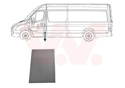 Listwa ozdobna / ochronna, sciana boczna VAN WEZEL 3077415