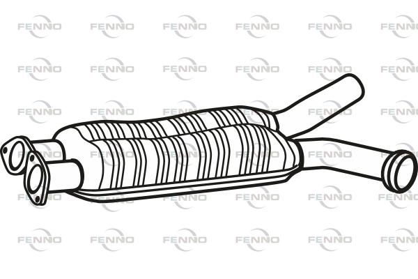 Tłumik środkowy FENNO P36051