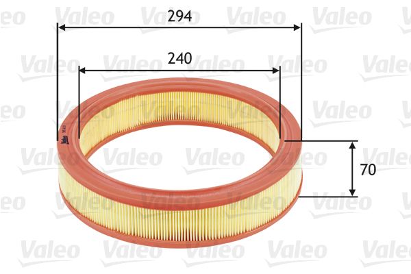 Vzduchový filter VALEO 585633