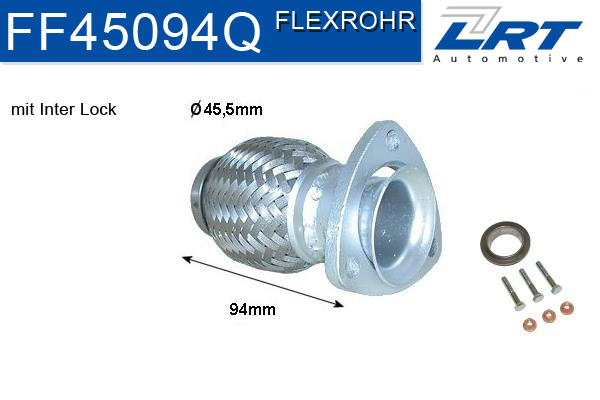 Przewód elastyczny, układ wydechowy LRT FF45094Q
