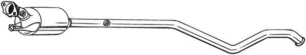 Filtr sadzy / filtr cząstek stałych, układ wydechowy BOSAL 097-217
