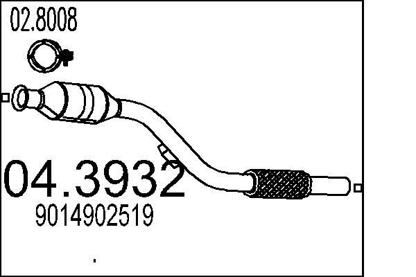 Katalizator MTS 04.3932