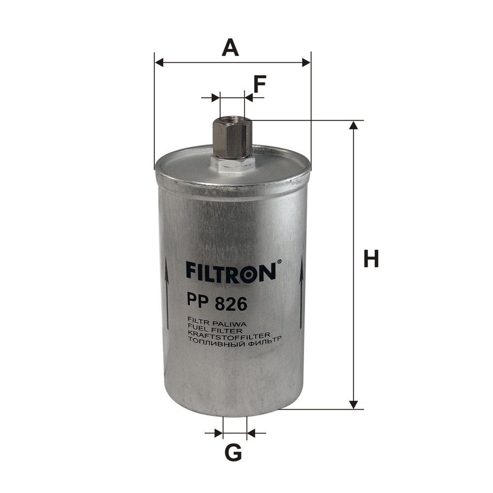 Levně Palivový filtr FILTRON PP 826