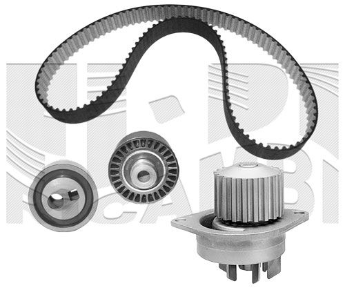 Pompa wodna + zestaw paska rozrządu CALIBER 0226KPW