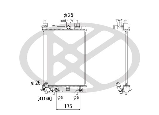 Radiator, racire motor KOYORAD PL072136