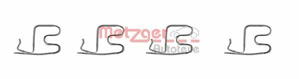 Set accesorii, placute frana METZGER 109-1219