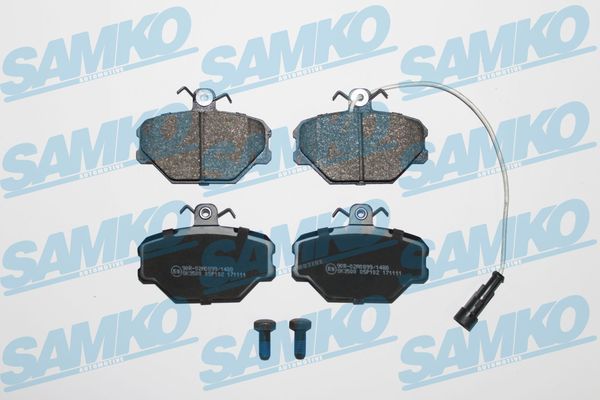 Sada brzdových destiček, kotoučová brzda SAMKO 5SP102