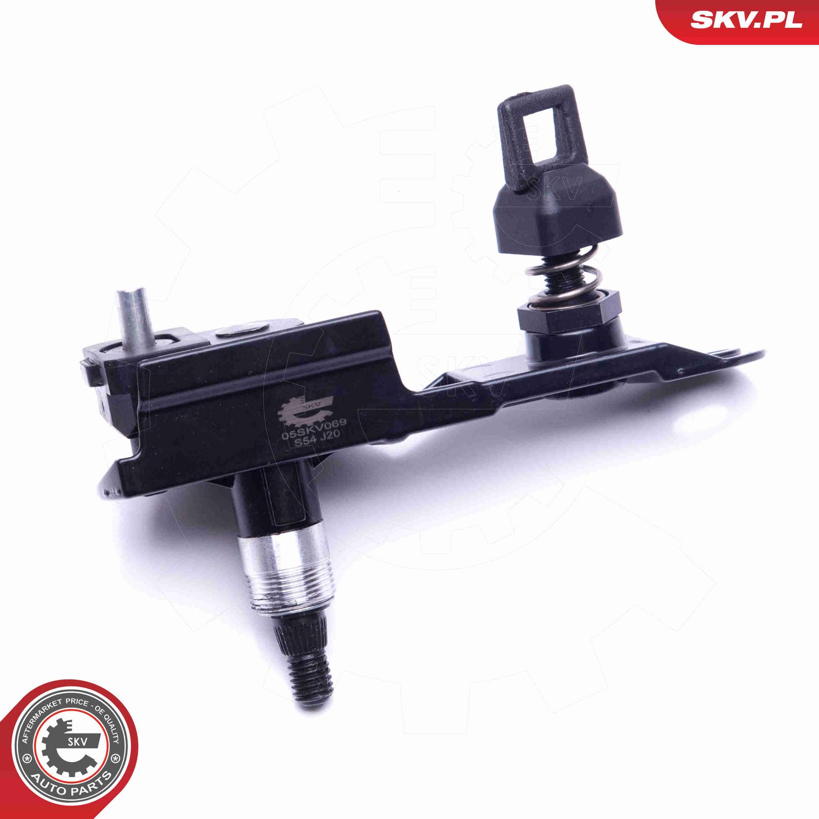 Stiklu tīrītāja sviru un stiepņu sistēma