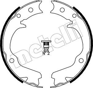 Sada brzd. čeľustí parkov. brzdy METELLI 53-0386