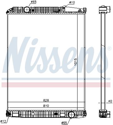 Radiator, racire motor NISSENS 671690