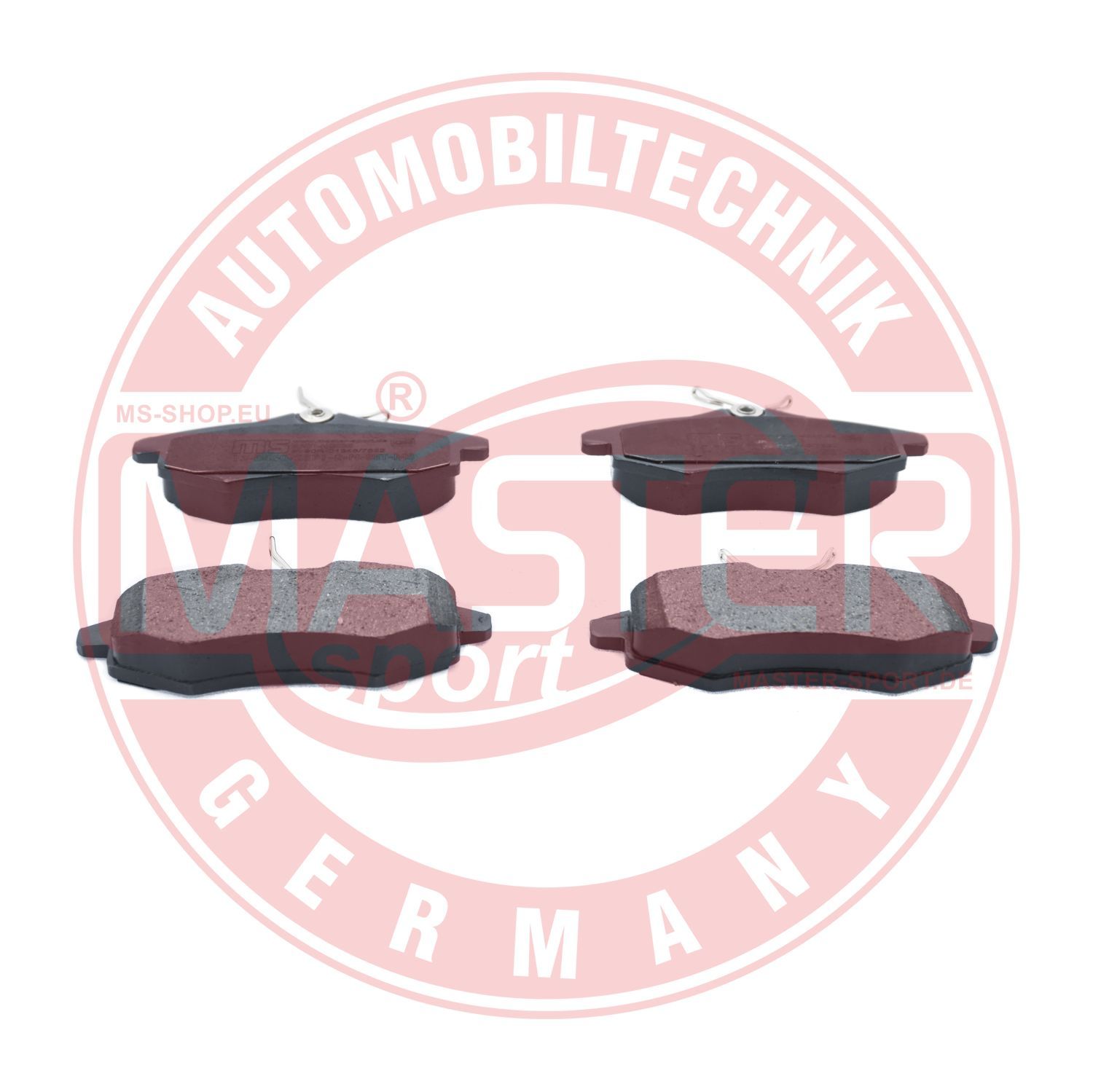 Zestaw klocków hamulcowych, hamulce tarczowe MASTER-SPORT GERMANY 13046028712N-SET-MS