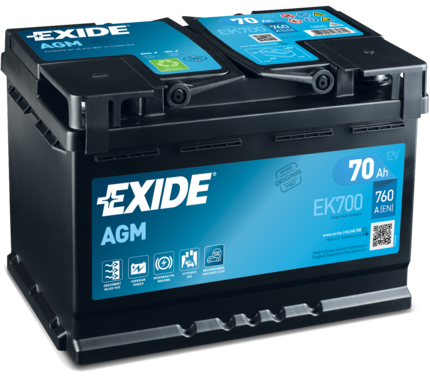 Štartovacia batéria EXIDE EK700