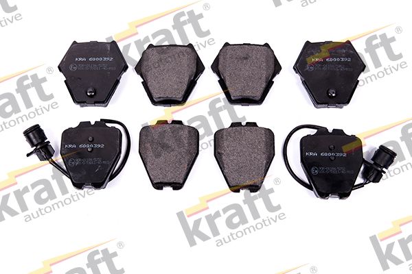 Sada brzdových destiček, kotoučová brzda KRAFT AUTOMOTIVE 6000392
