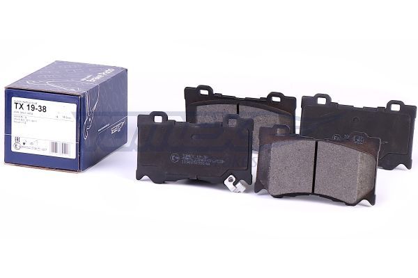 Levně Sada brzdových destiček, kotoučová brzda TOMEX Brakes 19-38