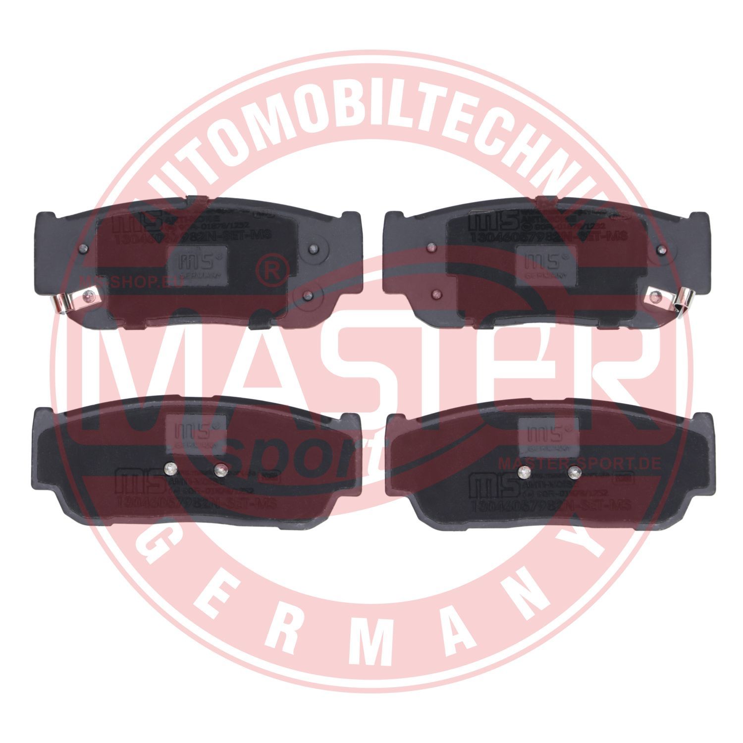 Zestaw klocków hamulcowych, hamulce tarczowe MASTER-SPORT GERMANY 13046057982N-SET-MS