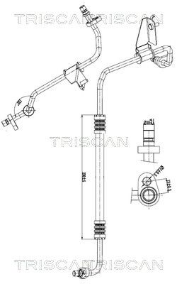 conducta presiune variabila,aer conditionat TRISCAN 9010 25037