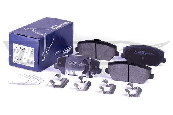 Levně Sada brzdových destiček, kotoučová brzda TOMEX Brakes 19-60