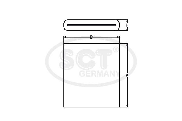 Filtr powietrza SCT - MANNOL SB 649