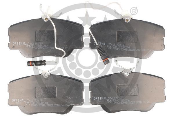 Zestaw klocków hamulcowych, hamulce tarczowe OPTIMAL BP-09513