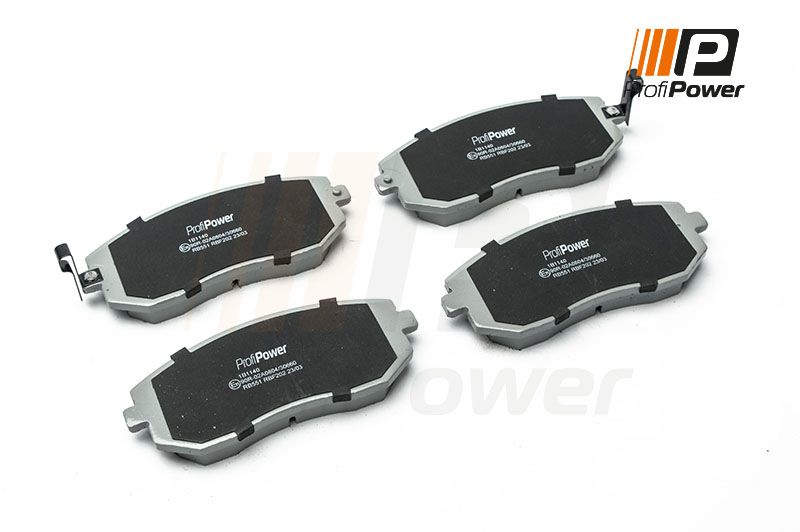 Levně Sada brzdových destiček, kotoučová brzda ProfiPower 1B1140