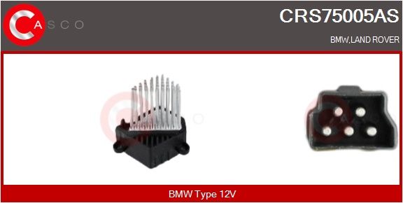 Odpor, vnitřní tlakový ventilátor CASCO CRS75005AS