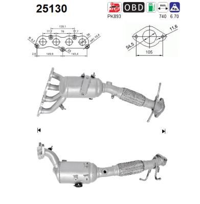 Katalizator AS Z6682050XA