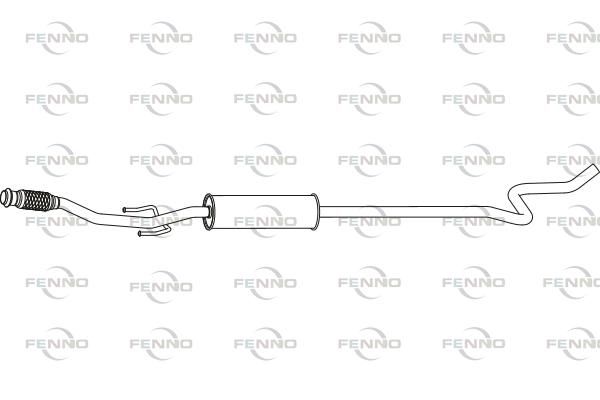 Tłumik środkowy FENNO P17039