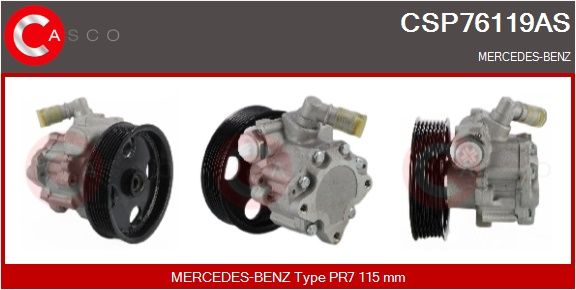 Hydraulické čerpadlo, řízení CASCO CSP76119AS