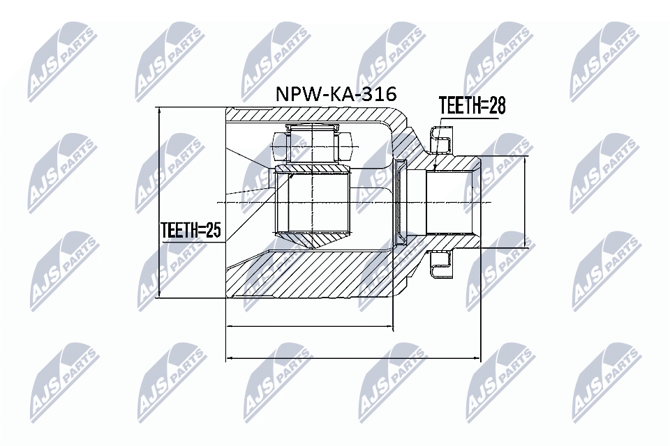 Set articulatie, planetara NTY NPW-KA-316