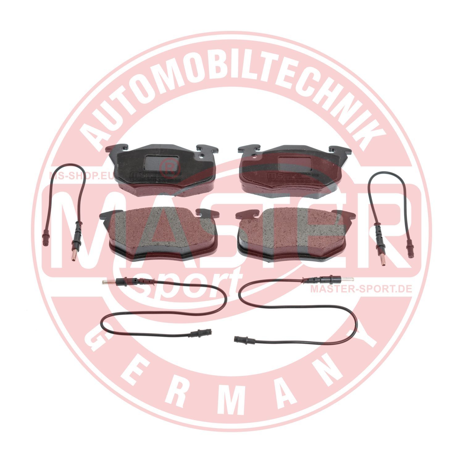 Zestaw klocków hamulcowych, hamulce tarczowe MASTER-SPORT GERMANY 13046039432N-SET-MS
