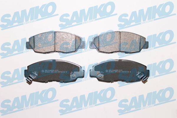 Sada brzdových destiček, kotoučová brzda SAMKO 5SP1728