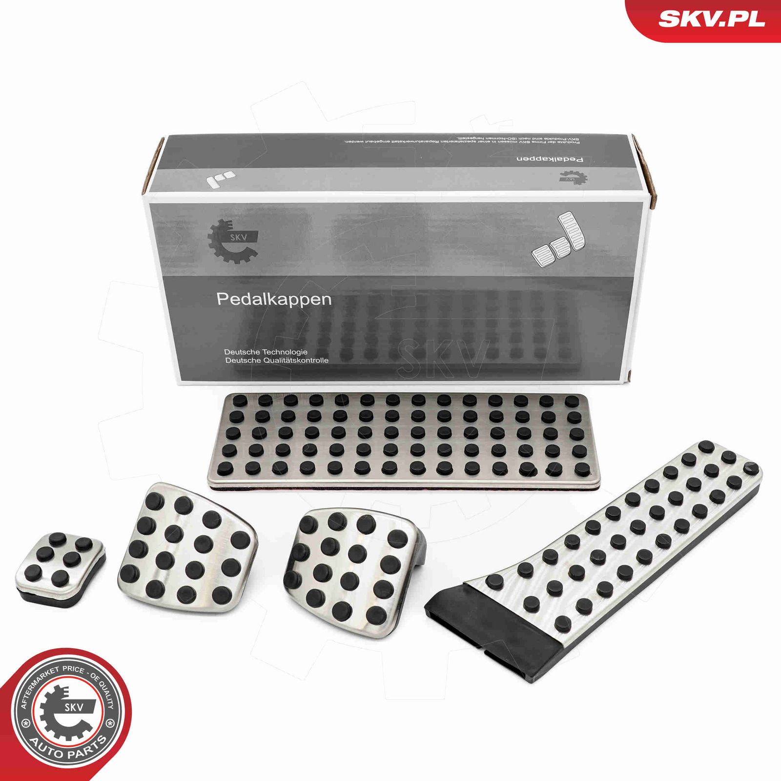 Pedāļu uzliku komplekts