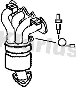 Katalizator KLARIUS 036253020PX