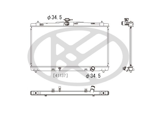 Radiator, racire motor KOYORAD PL012679R