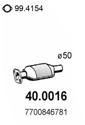Katalizator ASSO 40.0016