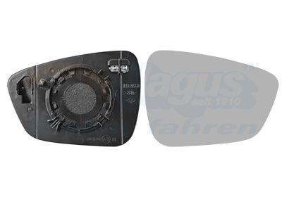 Sticla oglinda, oglinda retrovizoare exterioara VAN WEZEL 1908838