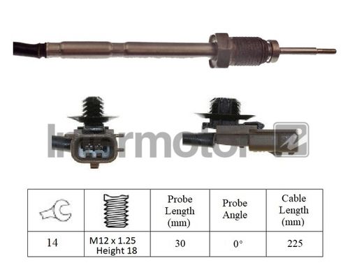 czujnik, temperatura spalin INTERMOTOR 27050