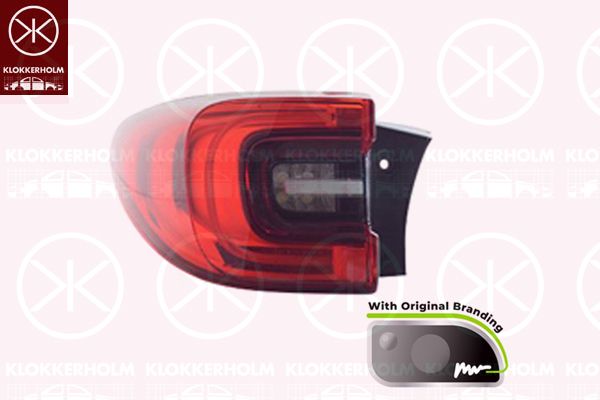 Lampa tylna zespolona KLOKKERHOLM 60170706A1