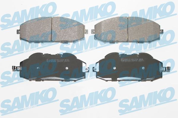 Sada brzdových destiček, kotoučová brzda SAMKO 5SP845