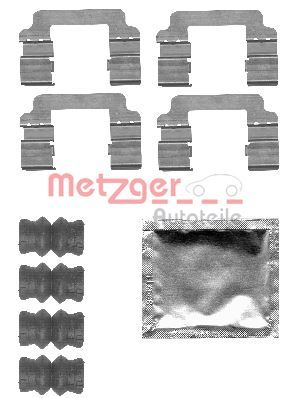 Set accesorii, placute frana METZGER 109-1830