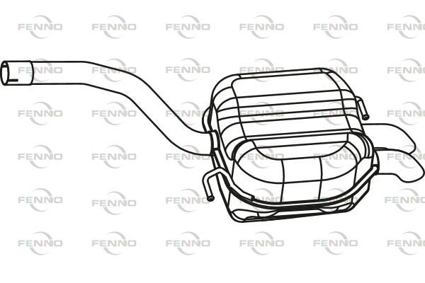 Rura wydechowa FENNO P57080