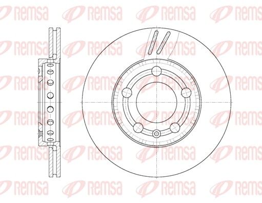 Tarcza hamulcowa REMSA 6709.10