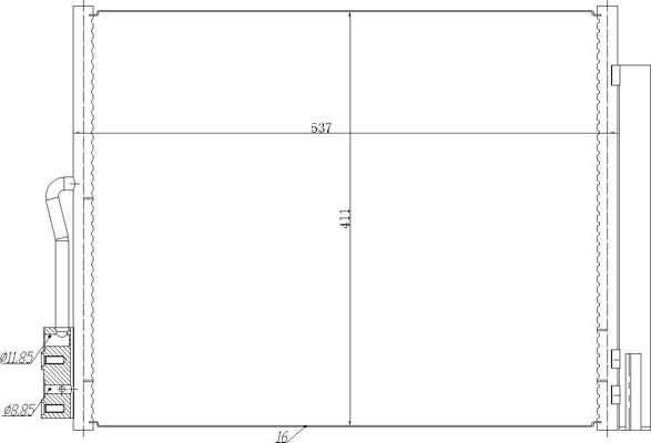 Skraplacz, klimatyzacja HART 637 004