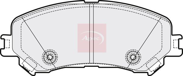 Apec - Front Brake Pad Set